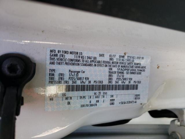 2017 FORD C-MAX TITA 1FADP5FU0HL104430