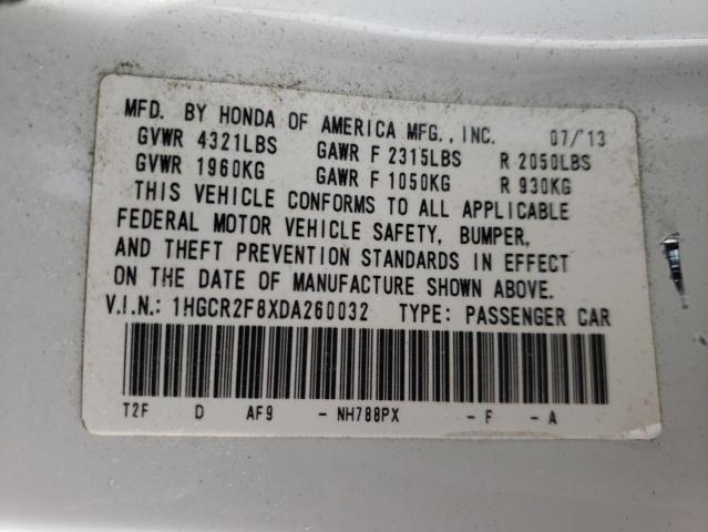 2013 HONDA ACCORD EXL - 1HGCR2F8XDA260032