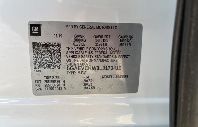2020 BUICK ENCLAVE AV 5GAEVCKW8LJ170410