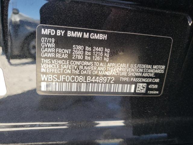 2020 BMW M5 BASE WBSJF0C08LB448972