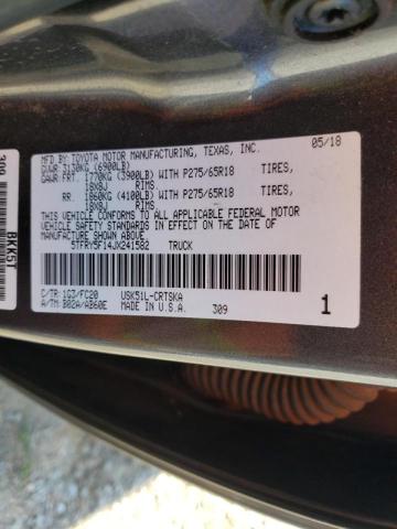2018 TOYOTA TUNDRA DOU 5TFRY5F14JX241582