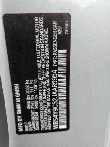 2018 BMW M4 WBS4Y9C52JAA85954