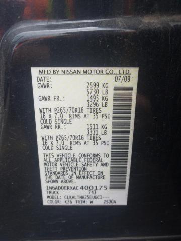 2010 NISSAN FRONTIER C 1N6AD0ERXAC400175