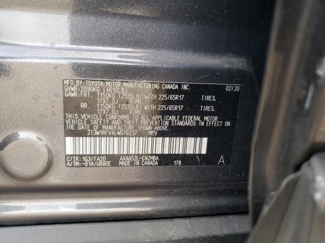 2020 TOYOTA RAV4 XLE - 2T3W1RFV4LW076237