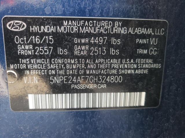 2016 HYUNDAI SONATA SE - 5NPE24AF7GH324800