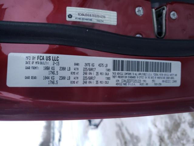 2015 JEEP COMPASS LA - 1C4NJDEB7FD291229