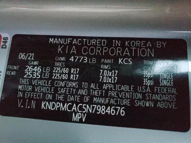 KNDPMCAC5N7984676 Kia Sportage L 2022. Фото: 9