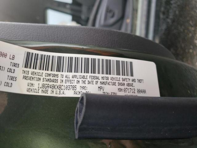 1J8GR48KX8C103785 Jeep Grand Cher 2008. Фото: 9