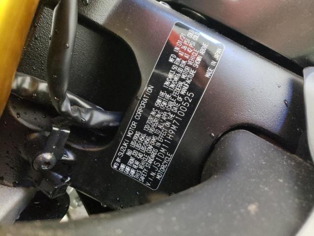 2021 SUZUKI GSX-R1000 JS1DM11H9M7100525