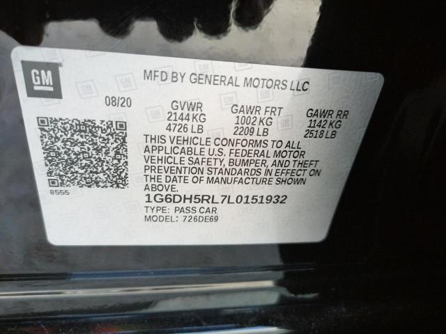 2020 CADILLAC CT4-V 1G6DH5RL7L0151932