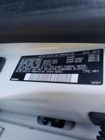 2012 VOLVO XC60 3.2 YV4940DZ1C2268825