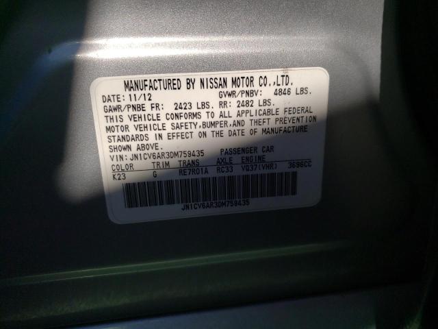 2013 INFINITI G37 JN1CV6AR3DM759435