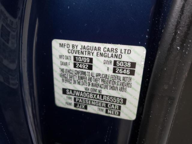 2010 JAGUAR XF PREMIUM SAJWA0GBXALR65593