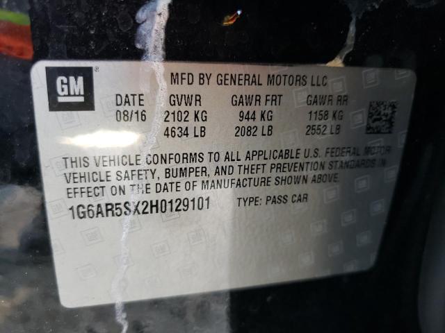2017 CADILLAC CTS LUXURY 1G6AR5SX2H0129101