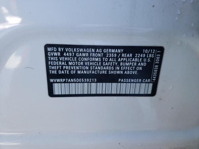 2013 VOLKSWAGEN CC LUXURY WVWRP7AN5DE539213