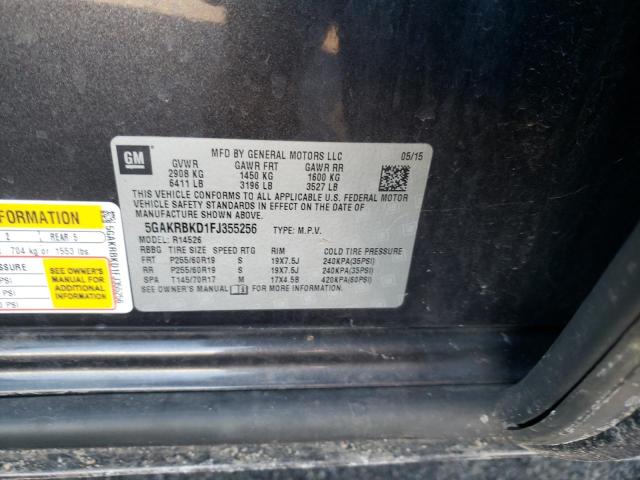 5GAKRBKD1FJ355256 Buick Enclave 2015. Фото: 9