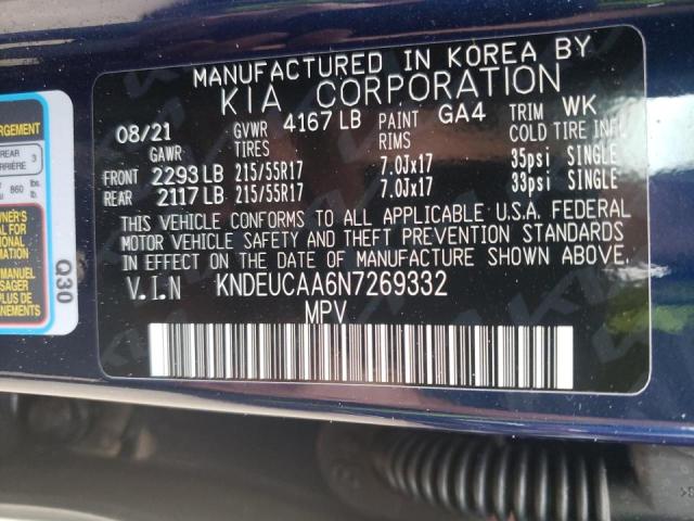 2022 KIA SELTOS S KNDEUCAA6N7269332