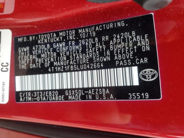 2020 TOYOTA AVALON TOU 4T1HZ1FB5LU042664