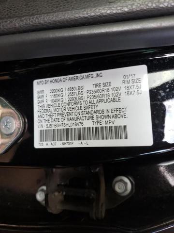 2017 ACURA RDX ADVANC 5J8TB3H78HL018476