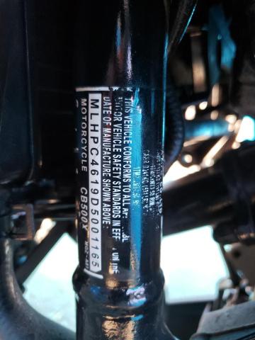 2013 HONDA CB500 X MLHPC4619D5001165