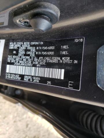 2019 TOYOTA 4RUNNER LI JTEBU5JRXK5639852