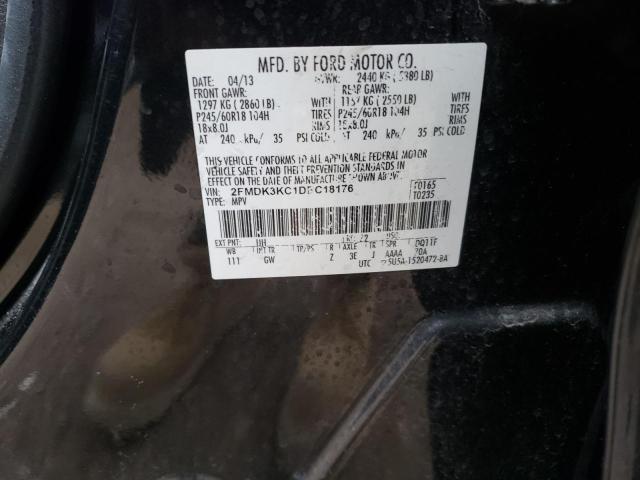 2013 FORD EDGE LIMIT - 2FMDK3KC1DBC18176
