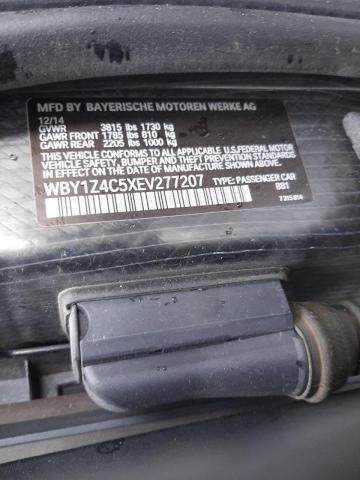 2014 BMW I3 REX WBY1Z4C5XEV277207