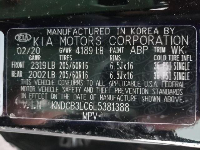 2020 KIA NIRO LX KNDCB3LC6L5381388