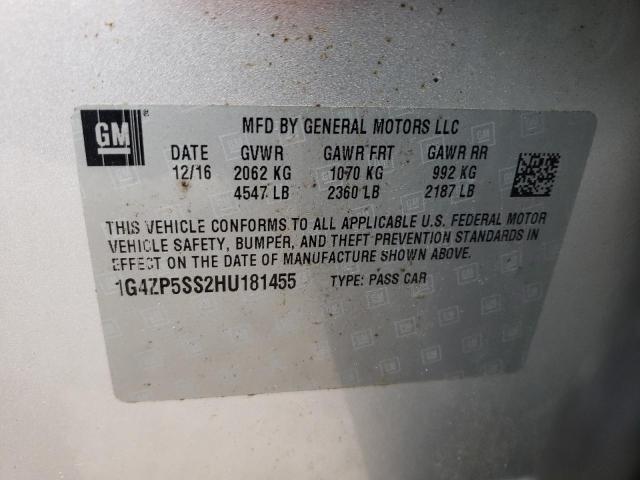 2017 BUICK LACROSSE E 1G4ZP5SS2HU181455