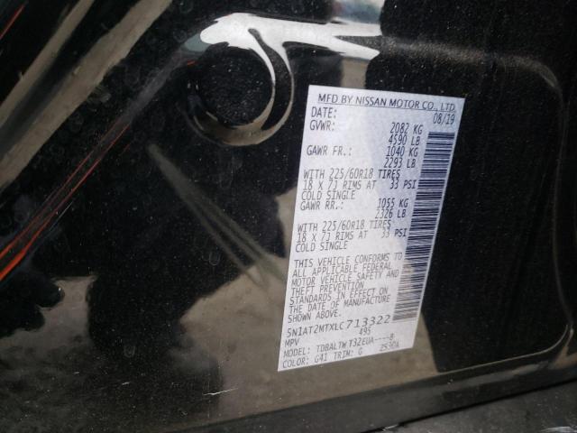 2020 NISSAN ROGUE S 5N1AT2MTXLC713322