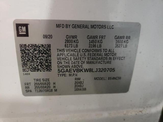 2020 BUICK ENCLAVE PR 5GAEVBKW8LJ320705