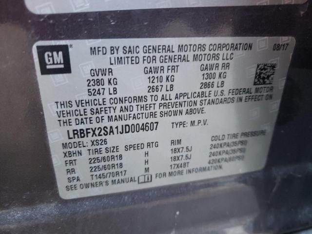 2018 BUICK ENVISION E LRBFX2SA1JD004607