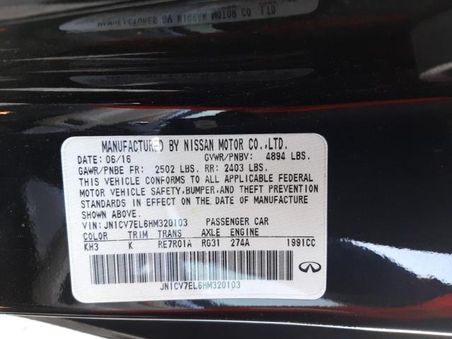 2017 INFINITI Q60 BASE JN1CV7EL6HM320103
