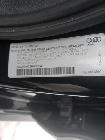 2017 AUDI S6 PRESTIG WAUHFAFC2HN052640