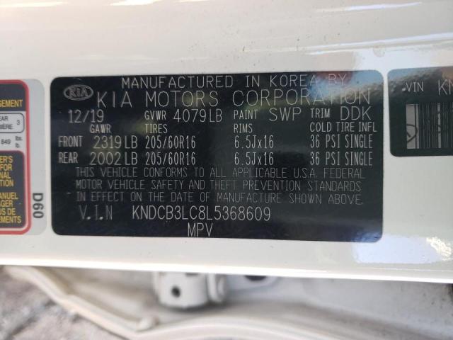 2020 KIA NIRO LX KNDCB3LC8L5368609