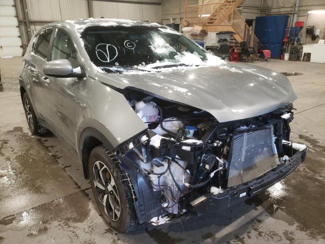 Salvage cars for sale from Copart Montreal Est, QC: 2021 KIA Sportage L