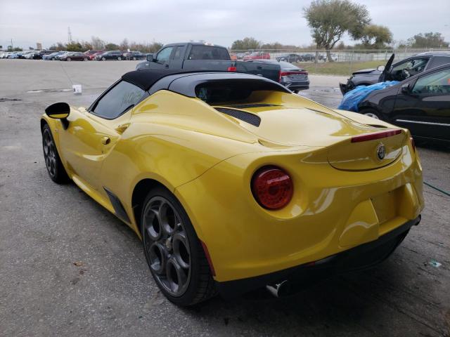 2016 ALFA ROMEO 4C SPIDER ZARBAAB45GM175865