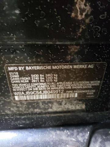 2018 BMW M550XI WBAJB9C54JB049912