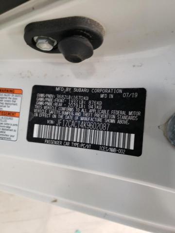 2019 SUBARU BRZ LIMITE JF1ZCAC14K9602087