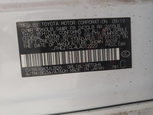 2020 LEXUS GS 350 F-S JTHEZ1CL4LA012222