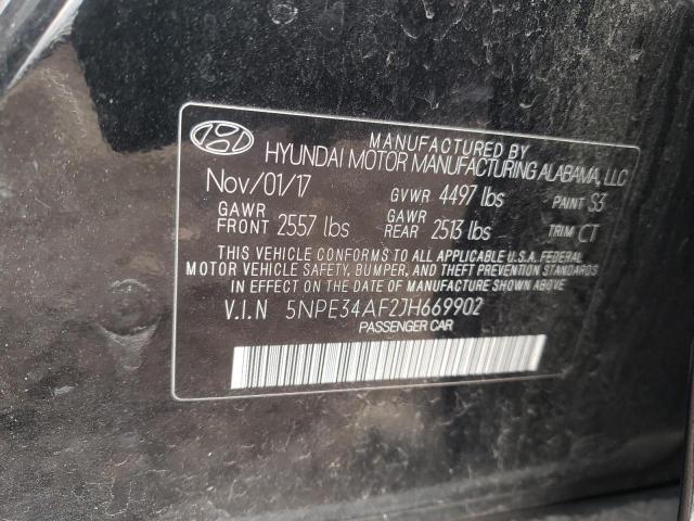 5NPE34AF2JH669902 Hyundai Sonata Spo 2018. Фото: 9