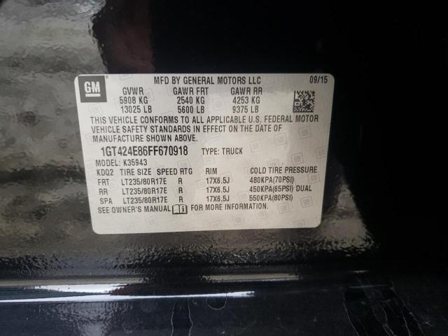 2015 GMC SIERRA K35 1GT424E86FF670918