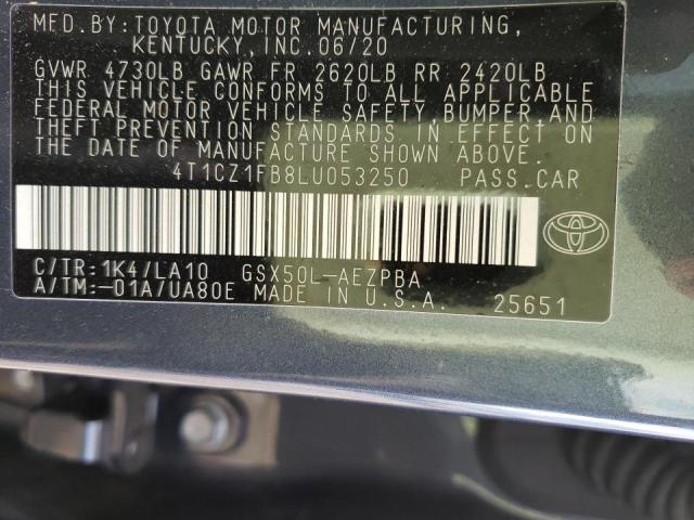 2020 TOYOTA AVALON LIM 4T1CZ1FB8LU053250