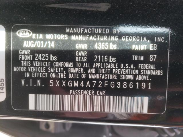 2015 KIA OPTIMA 5XXGM4A72FG386191