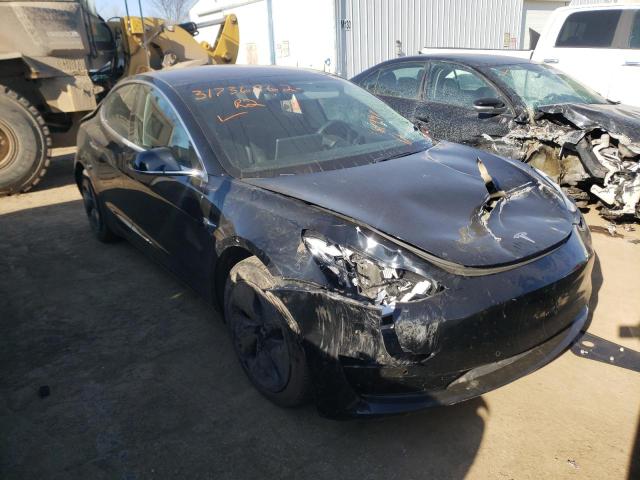 Salvage cars for sale at Pekin, IL auction: 2018 Tesla Model 3