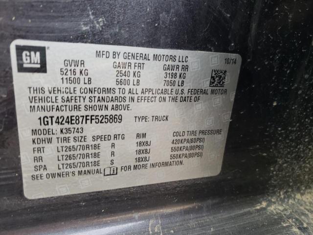 2015 GMC SIERRA K35 1GT424E87FF525869