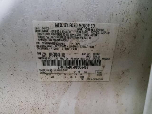 2013 FORD FLEX LIMIT - 2FMHK6DT5DBD06468