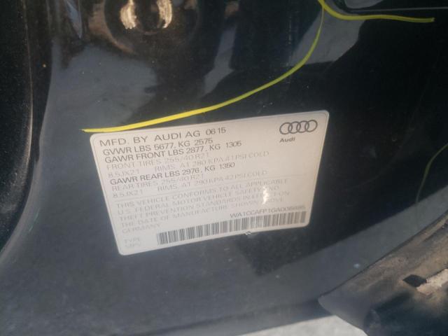 2016 AUDI SQ5 PREMIU WA1CCAFP1GA008685