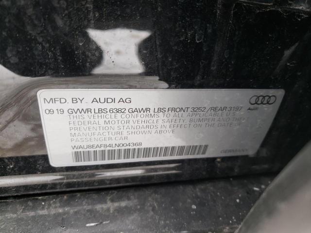 2020 AUDI A8 L WAU8EAF84LN004368