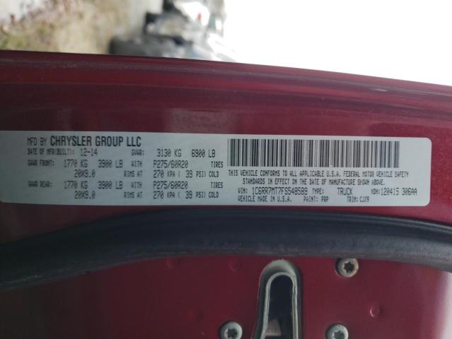 2015 DODGE 1500 1C6RR7MT7FS548589